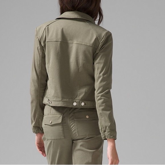 WHBM Cropped Pret Twill Jacket - Picture 3 of 6